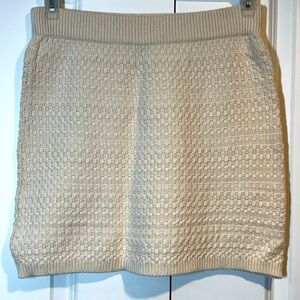Cotton Knit Skirt Large